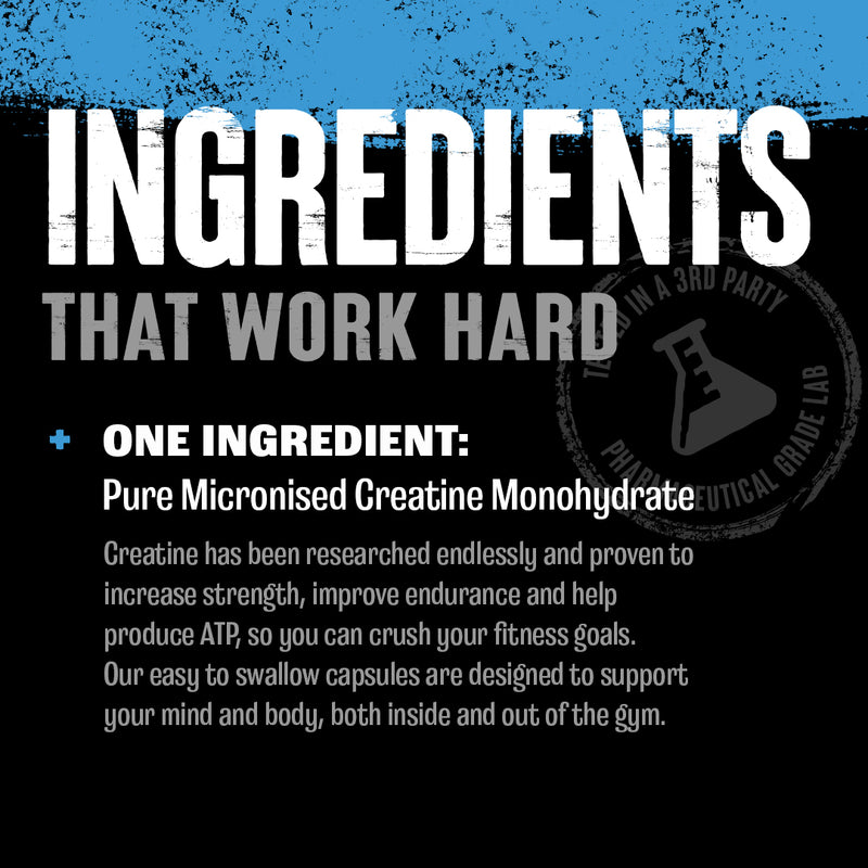 Animal Micronised Creatine Capsules